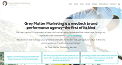Desktop Screenshot of greymattermarketing.com